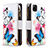 Custodia Portafoglio In Pelle Fantasia Modello Cover con Supporto B04F per Realme Narzo 50i