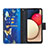 Custodia Portafoglio In Pelle Fantasia Modello Cover con Supporto B04F per Samsung Galaxy A02s