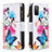 Custodia Portafoglio In Pelle Fantasia Modello Cover con Supporto B04F per Samsung Galaxy A02s Colorato
