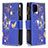 Custodia Portafoglio In Pelle Fantasia Modello Cover con Supporto B04F per Samsung Galaxy A12