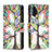 Custodia Portafoglio In Pelle Fantasia Modello Cover con Supporto B04F per Samsung Galaxy A13 4G
