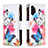 Custodia Portafoglio In Pelle Fantasia Modello Cover con Supporto B04F per Samsung Galaxy A13 4G Colorato