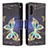 Custodia Portafoglio In Pelle Fantasia Modello Cover con Supporto B04F per Samsung Galaxy A13 5G