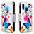 Custodia Portafoglio In Pelle Fantasia Modello Cover con Supporto B04F per Samsung Galaxy A20e