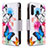 Custodia Portafoglio In Pelle Fantasia Modello Cover con Supporto B04F per Samsung Galaxy A21