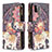 Custodia Portafoglio In Pelle Fantasia Modello Cover con Supporto B04F per Samsung Galaxy A22s 5G