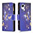 Custodia Portafoglio In Pelle Fantasia Modello Cover con Supporto B04F per Samsung Galaxy A23s