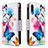 Custodia Portafoglio In Pelle Fantasia Modello Cover con Supporto B04F per Samsung Galaxy A30S Colorato