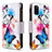 Custodia Portafoglio In Pelle Fantasia Modello Cover con Supporto B04F per Samsung Galaxy A41