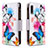 Custodia Portafoglio In Pelle Fantasia Modello Cover con Supporto B04F per Samsung Galaxy A70E