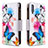 Custodia Portafoglio In Pelle Fantasia Modello Cover con Supporto B04F per Samsung Galaxy A70S Colorato