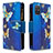 Custodia Portafoglio In Pelle Fantasia Modello Cover con Supporto B04F per Samsung Galaxy A71 4G A715