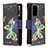 Custodia Portafoglio In Pelle Fantasia Modello Cover con Supporto B04F per Samsung Galaxy A72 4G