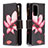 Custodia Portafoglio In Pelle Fantasia Modello Cover con Supporto B04F per Samsung Galaxy A72 5G Rosso