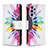 Custodia Portafoglio In Pelle Fantasia Modello Cover con Supporto B04F per Samsung Galaxy A73 5G Multicolore