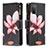 Custodia Portafoglio In Pelle Fantasia Modello Cover con Supporto B04F per Samsung Galaxy F02S SM-E025F Rosso