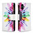 Custodia Portafoglio In Pelle Fantasia Modello Cover con Supporto B04F per Samsung Galaxy M04 Multicolore