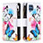 Custodia Portafoglio In Pelle Fantasia Modello Cover con Supporto B04F per Samsung Galaxy M32 4G Colorato