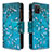 Custodia Portafoglio In Pelle Fantasia Modello Cover con Supporto B04F per Samsung Galaxy M60s