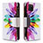 Custodia Portafoglio In Pelle Fantasia Modello Cover con Supporto B04F per Samsung Galaxy M60s Multicolore