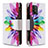 Custodia Portafoglio In Pelle Fantasia Modello Cover con Supporto B04F per Samsung Galaxy S10 Lite Multicolore