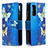 Custodia Portafoglio In Pelle Fantasia Modello Cover con Supporto B04F per Samsung Galaxy S20 FE (2022) 5G