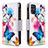 Custodia Portafoglio In Pelle Fantasia Modello Cover con Supporto B04F per Samsung Galaxy S20 Plus 5G Colorato