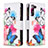 Custodia Portafoglio In Pelle Fantasia Modello Cover con Supporto B04F per Samsung Galaxy S21 5G