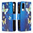 Custodia Portafoglio In Pelle Fantasia Modello Cover con Supporto B04F per Vivo Y53s NFC