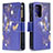 Custodia Portafoglio In Pelle Fantasia Modello Cover con Supporto B04F per Xiaomi Mi 11T 5G Blu Notte