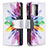 Custodia Portafoglio In Pelle Fantasia Modello Cover con Supporto B04F per Xiaomi Mi 11T 5G Multicolore