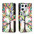 Custodia Portafoglio In Pelle Fantasia Modello Cover con Supporto B04F per Xiaomi Mi 13 5G