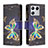 Custodia Portafoglio In Pelle Fantasia Modello Cover con Supporto B04F per Xiaomi Mi 13 5G Nero