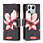 Custodia Portafoglio In Pelle Fantasia Modello Cover con Supporto B04F per Xiaomi Mi 13 5G Rosso