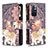 Custodia Portafoglio In Pelle Fantasia Modello Cover con Supporto B04F per Xiaomi Poco M4 Pro 5G