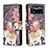 Custodia Portafoglio In Pelle Fantasia Modello Cover con Supporto B04F per Xiaomi Poco X4 Pro 5G Marrone