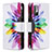 Custodia Portafoglio In Pelle Fantasia Modello Cover con Supporto B04F per Xiaomi Redmi Note 10 5G Multicolore