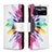 Custodia Portafoglio In Pelle Fantasia Modello Cover con Supporto B04F per Xiaomi Redmi Note 11E Pro 5G Multicolore
