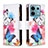 Custodia Portafoglio In Pelle Fantasia Modello Cover con Supporto B04F per Xiaomi Redmi Note 13 Pro 5G Colorato