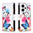 Custodia Portafoglio In Pelle Fantasia Modello Cover con Supporto B04F per Xiaomi Redmi Note 13 Pro+ Plus 5G