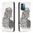 Custodia Portafoglio In Pelle Fantasia Modello Cover con Supporto B05F per Nokia G11