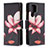 Custodia Portafoglio In Pelle Fantasia Modello Cover con Supporto B05F per Samsung Galaxy S21 Ultra 5G