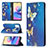 Custodia Portafoglio In Pelle Fantasia Modello Cover con Supporto B05F per Xiaomi POCO M3 Pro 5G