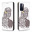 Custodia Portafoglio In Pelle Fantasia Modello Cover con Supporto B05F per Xiaomi Poco M4 Pro 5G