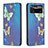 Custodia Portafoglio In Pelle Fantasia Modello Cover con Supporto B05F per Xiaomi Poco X4 Pro 5G