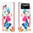 Custodia Portafoglio In Pelle Fantasia Modello Cover con Supporto B05F per Xiaomi Poco X4 Pro 5G Colorato