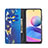 Custodia Portafoglio In Pelle Fantasia Modello Cover con Supporto B05F per Xiaomi Redmi Note 10 5G