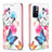 Custodia Portafoglio In Pelle Fantasia Modello Cover con Supporto B05F per Xiaomi Redmi Note 11 5G