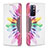 Custodia Portafoglio In Pelle Fantasia Modello Cover con Supporto B05F per Xiaomi Redmi Note 11T 5G Multicolore