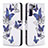 Custodia Portafoglio In Pelle Fantasia Modello Cover con Supporto B09F per Samsung Galaxy S21 5G Multicolore